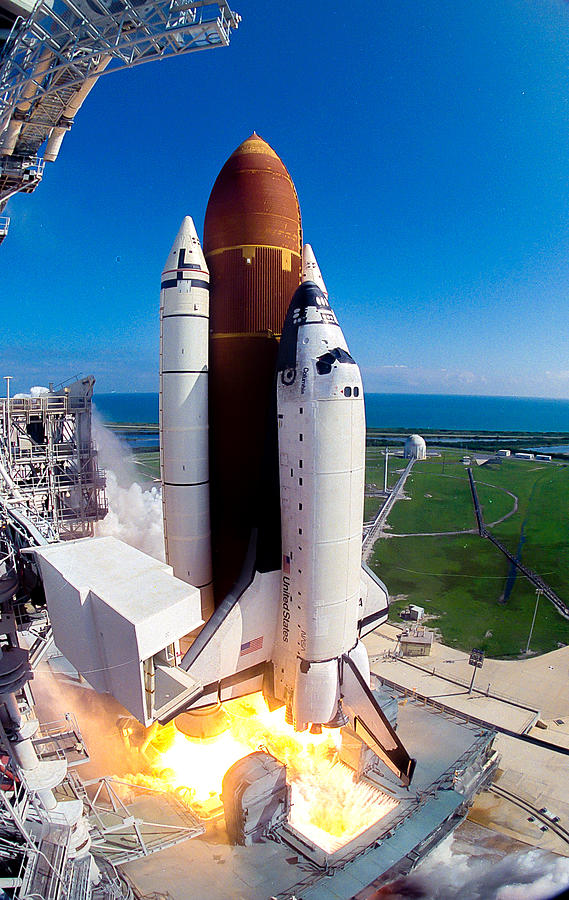 Space Shuttle Liftoff Photograph By Chad Rowe Pixels