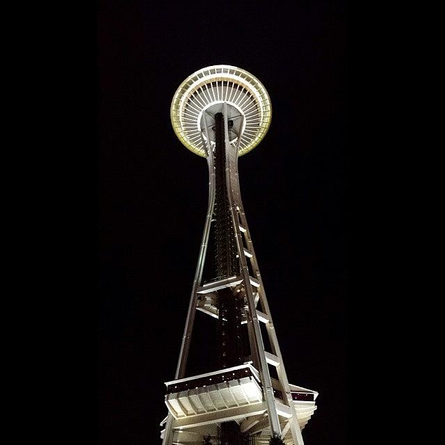 Seattle Photograph - #spaceneedle #seattle #nofilter by Zarah Delrosario