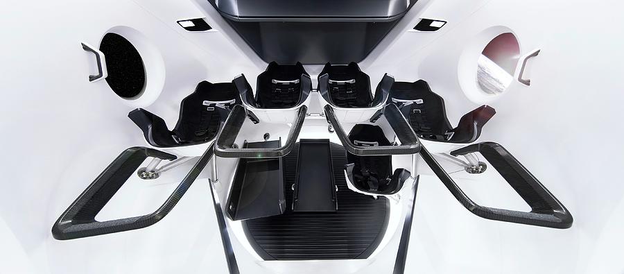 Spacexs Crew Dragon Interior Photograph by Spacex/science Photo Library