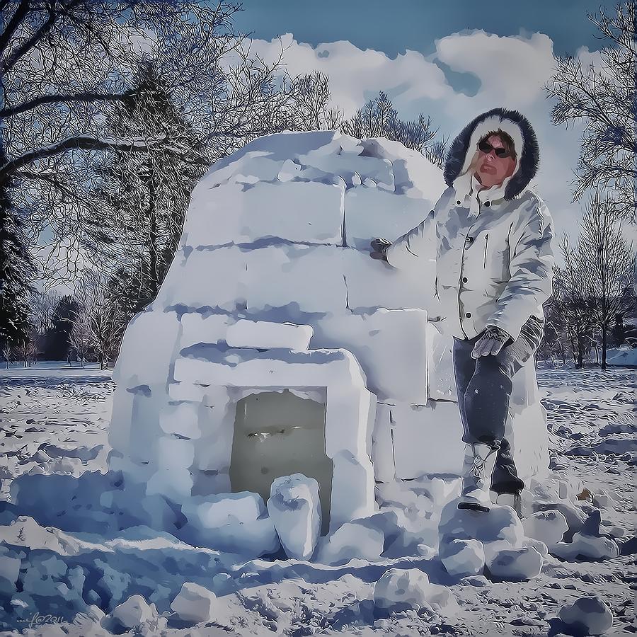 Spacious Igloo For Rent in London  Mixed Media by Maciek Froncisz
