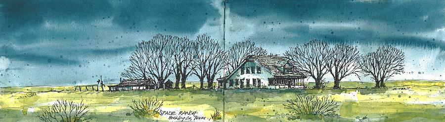 Spade Ranch South Camp Mixed Media by Tim Oliver