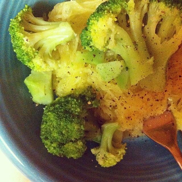 Broccoli Photograph - #spaghettisquash W/ #coconutoil #basil by Dee Fry