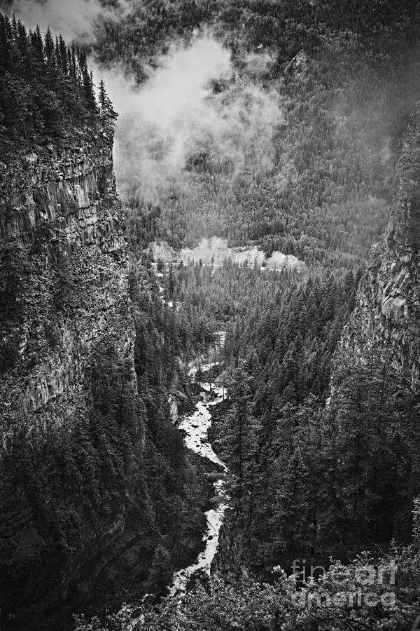 Spahats Creek canyon in Wells Gray Provincial Park Photograph by Elena Elisseeva