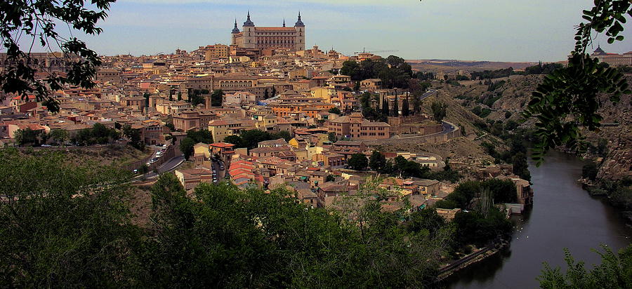Spain - Toledo and River Tagus Photograph by Jacqueline M Lewis
