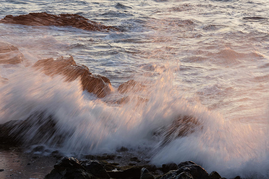 Spain, La Gomera, Breaking Of Waves At Photograph by Westend61