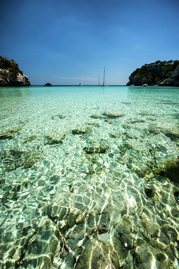 Spain, Menorca, View Of Cala Macarella Photograph by Westend61