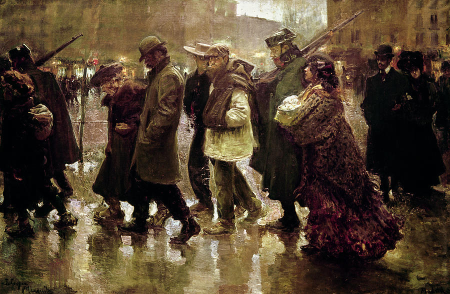 Spain Prisoners, 1901 Painting by Granger