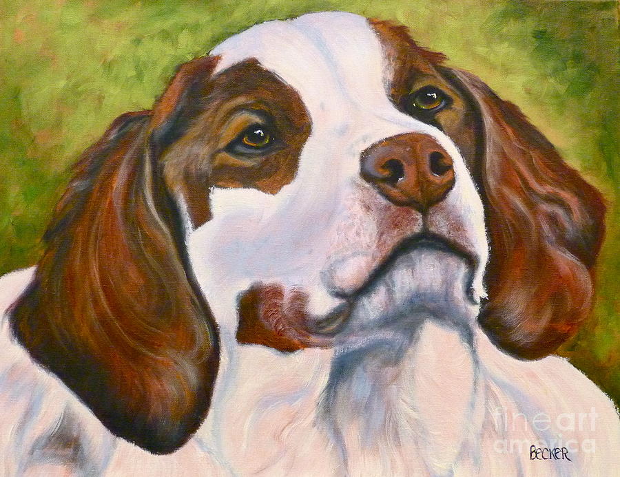 Dog Painting - Spaniel Soul by Susan A Becker
