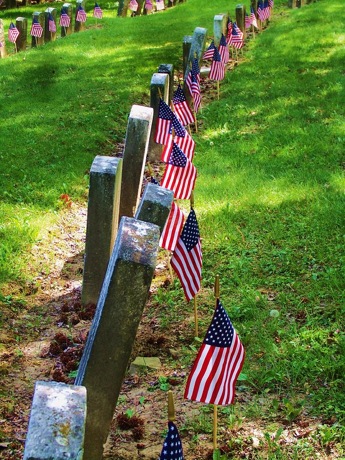 Spanish American War Graves at attention Photograph by Mark Malitz ...