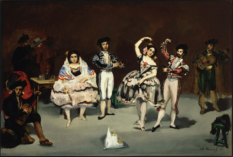 Spanish Ballet Painting by Edouard Manet