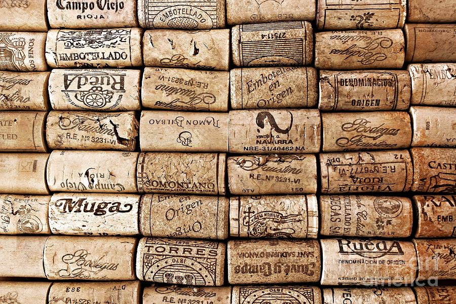 Spanish Corks Photograph by Clare Bevan
