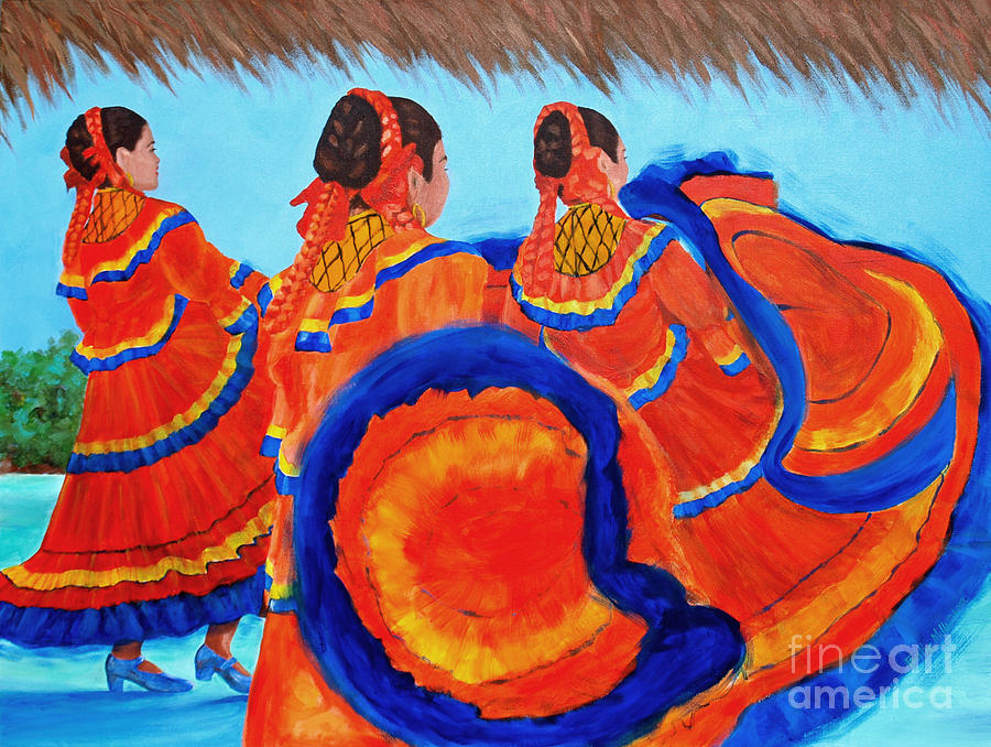 Spanish Dancers Painting By Faythe Mills - Fine Art America