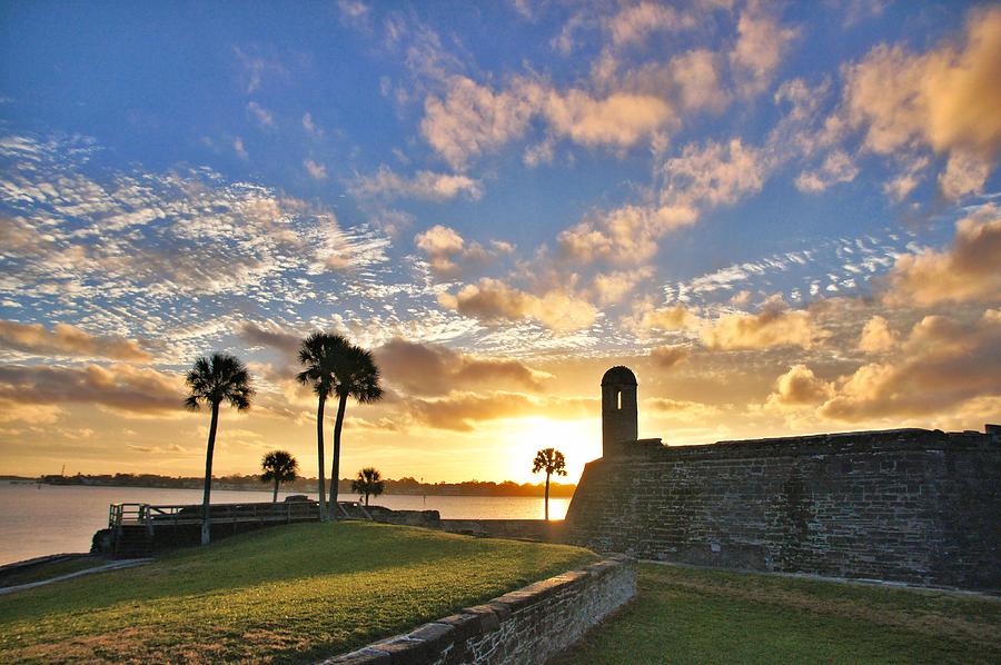 Spanish Fort in St. Augustine Photograph by David Jordan - Fine Art America