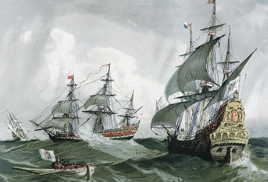 Spanish Galleons And Vessels 17th C Photograph by Everett Spanish Galleons And Vessels 17th C Photograph by Everett