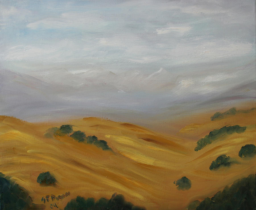 Spanish Hills Painting by Stephen Degan