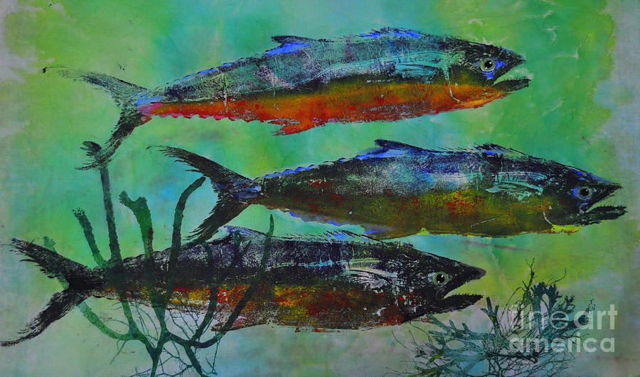 Fish Painting - Spanish Mackerel by Brenda Alcorn