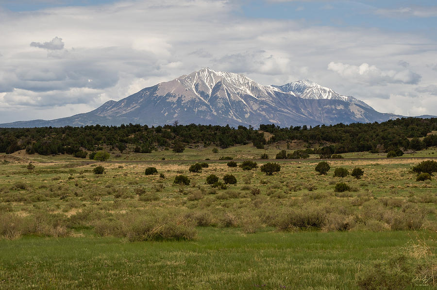 Spanish Peaks Photograph by Aaron Spong