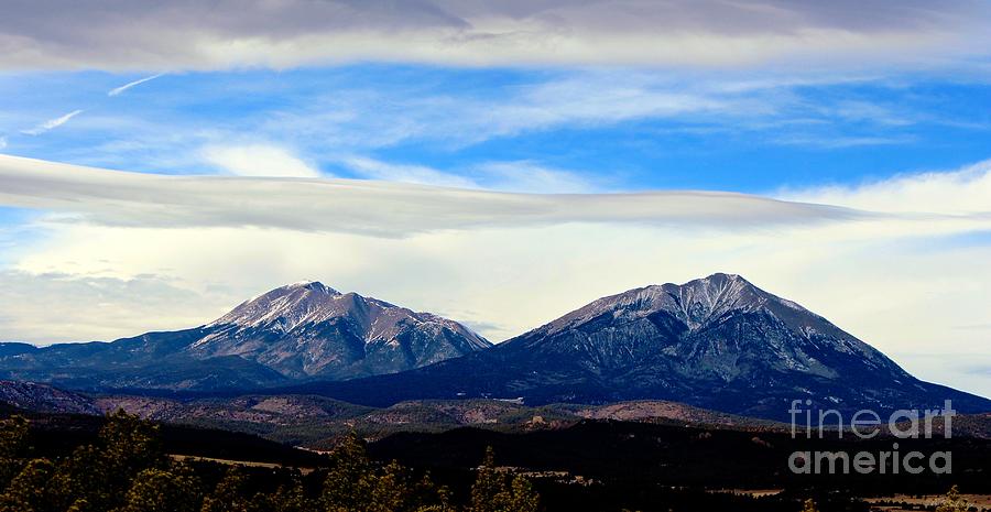 Spanish Peaks Magnificence Photograph by Barbara Chichester