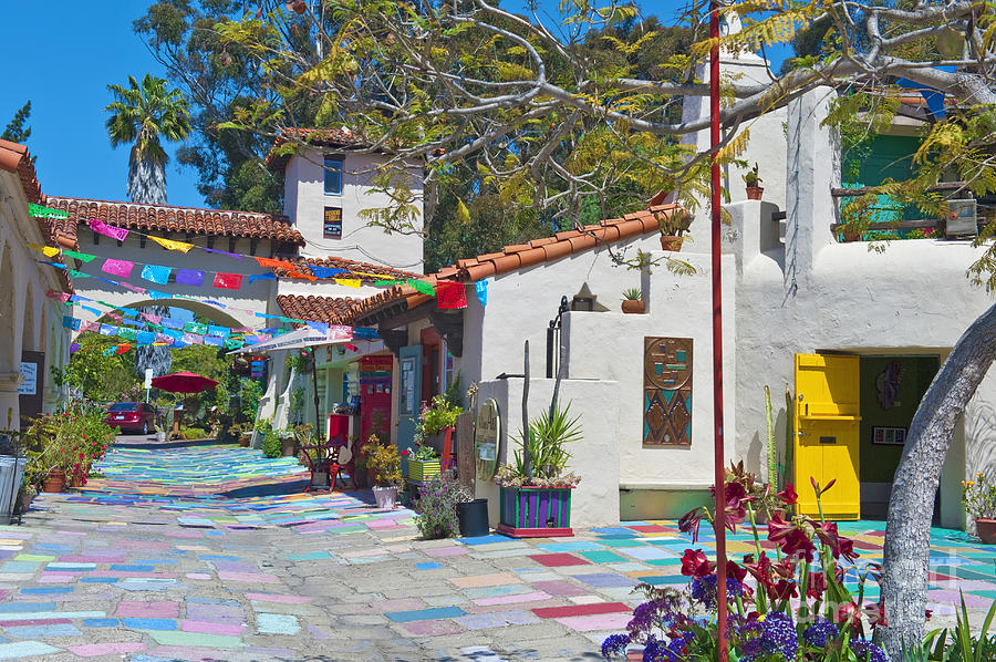 Spanish Village Art Center Balboa Park San Diego Ca Photograph by David Zanzinger