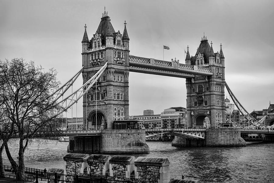 Spanning the Thames Photograph by Heather Applegate
