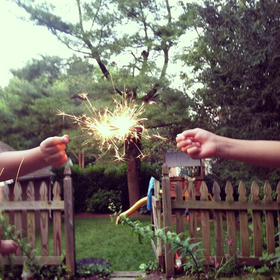 Sparklers Photograph by Cyndi Monaghan