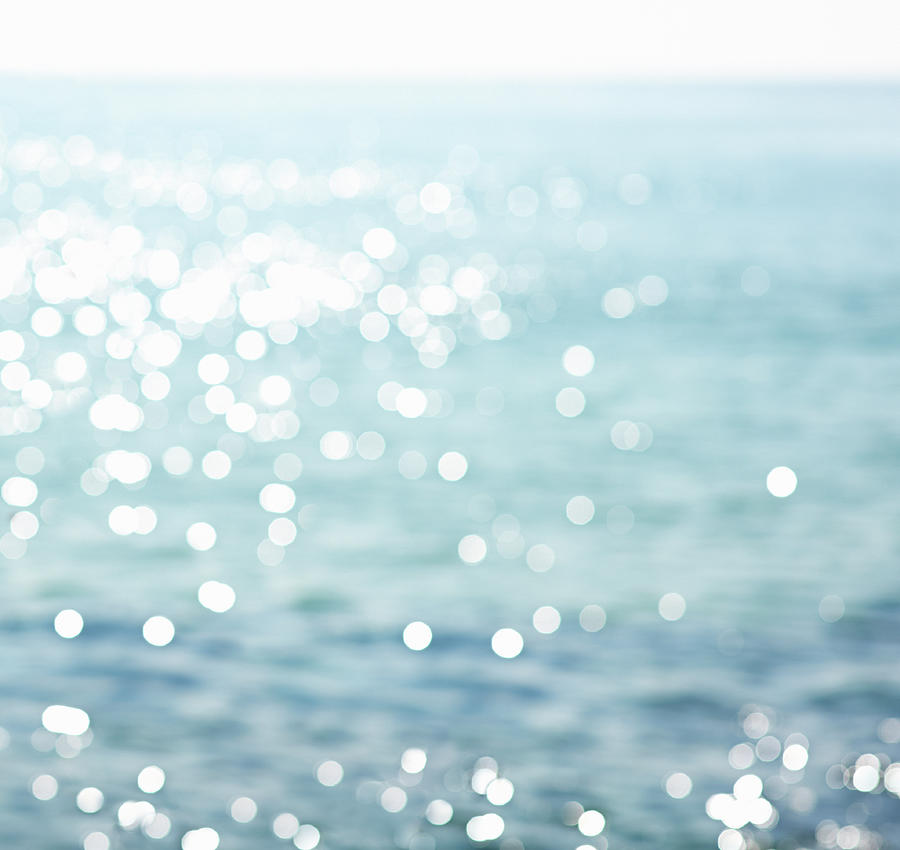 Sparkling Sea Water, Defocused Photograph by Dougal Waters