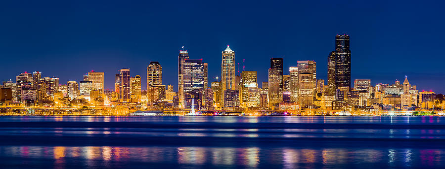 Sparkling Seattle Photograph by Alexis Birkill