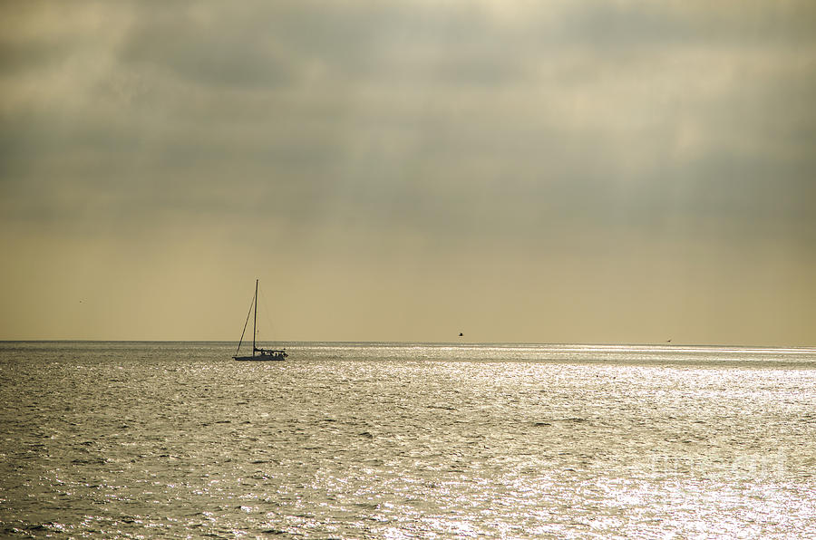 Sparkling Sunset Sail Photograph by Deborah Smolinske