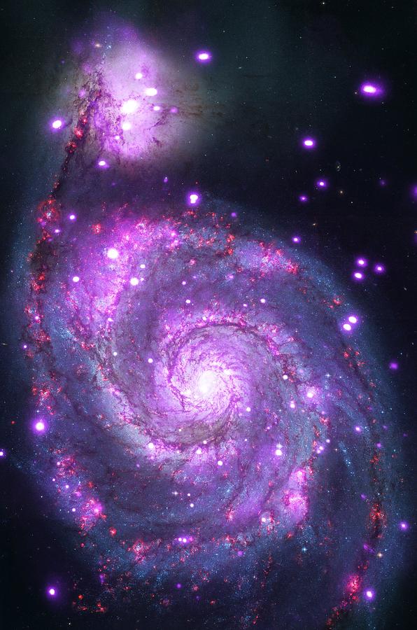 Sparkling Whirlpool Galaxy Photograph by Paul Fearn