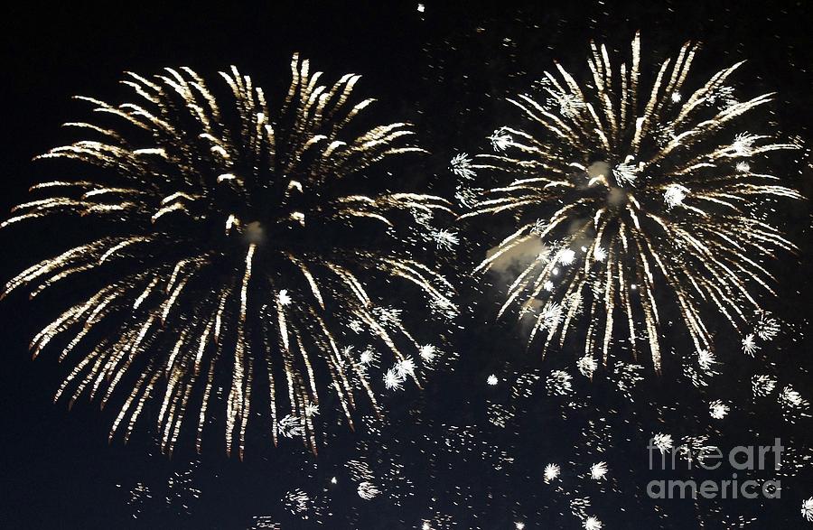 Fireworks Photograph - Sparks and Pops by Lilliana Mendez