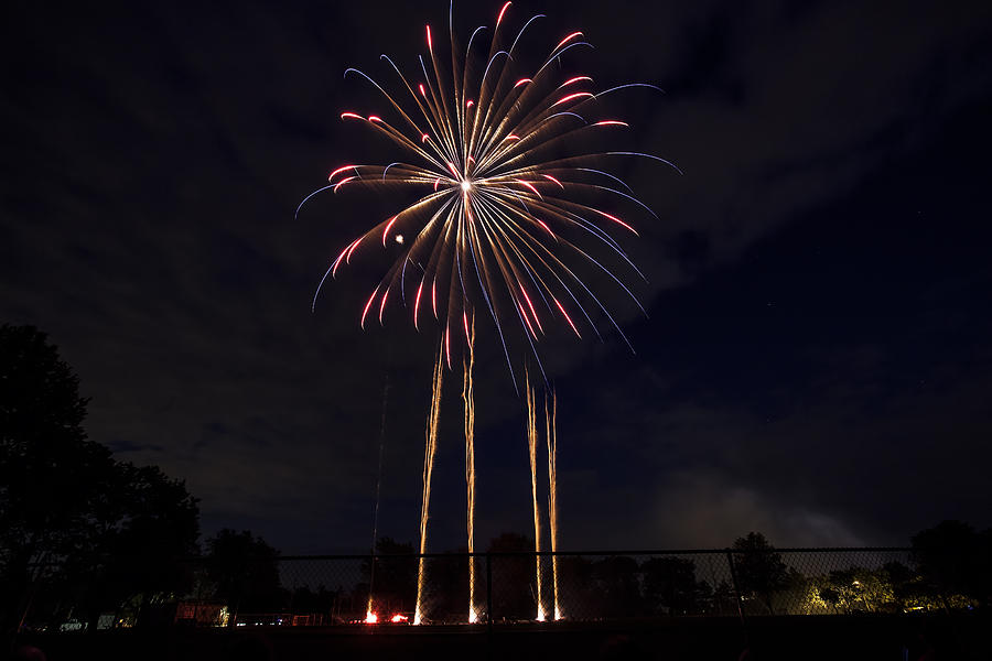 Sparks over Hartland Photograph by CJ Schmit