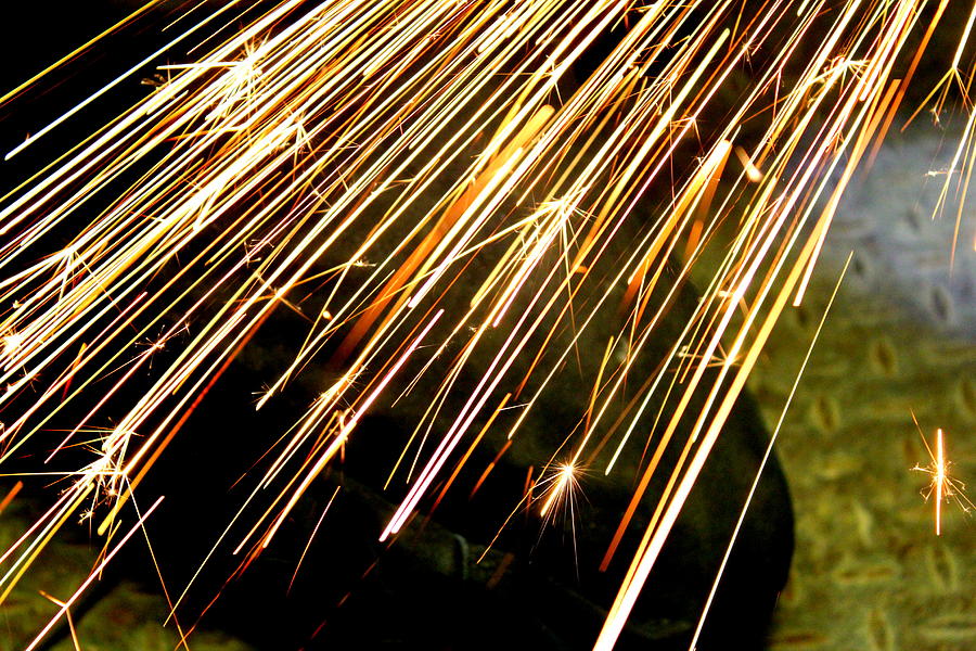 Sparks Photograph by Trent Mallett