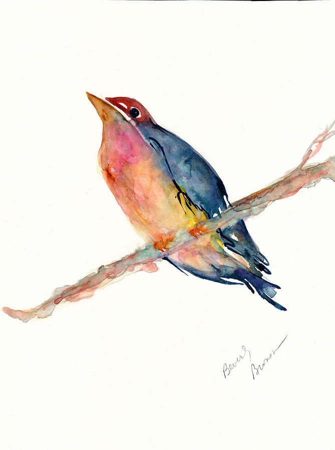 Sparrow Painting by Beverly Bronson - Fine Art America