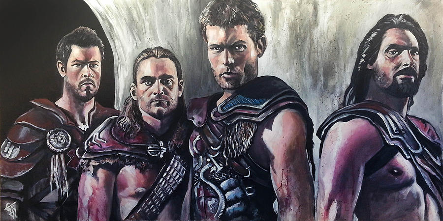 Spartacus Painting by Tom Carlton