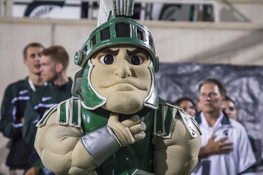 Sparty and Izzo together Photograph by John McGraw