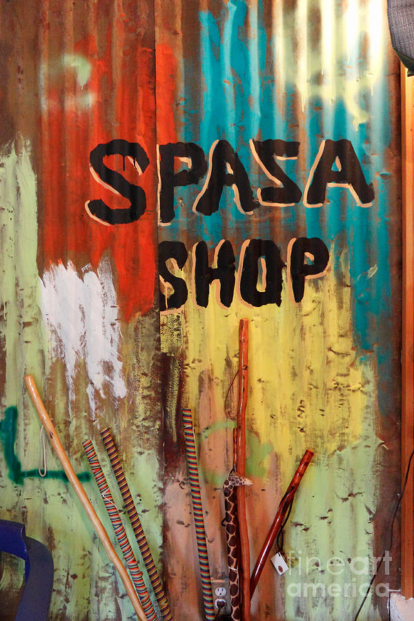 Spaza Shop Sign Photograph by James Eddy