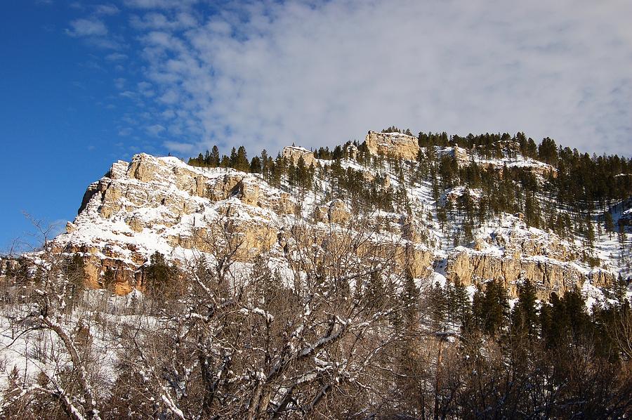 Spearfish Canyon in Winter Photograph by Greni Graph