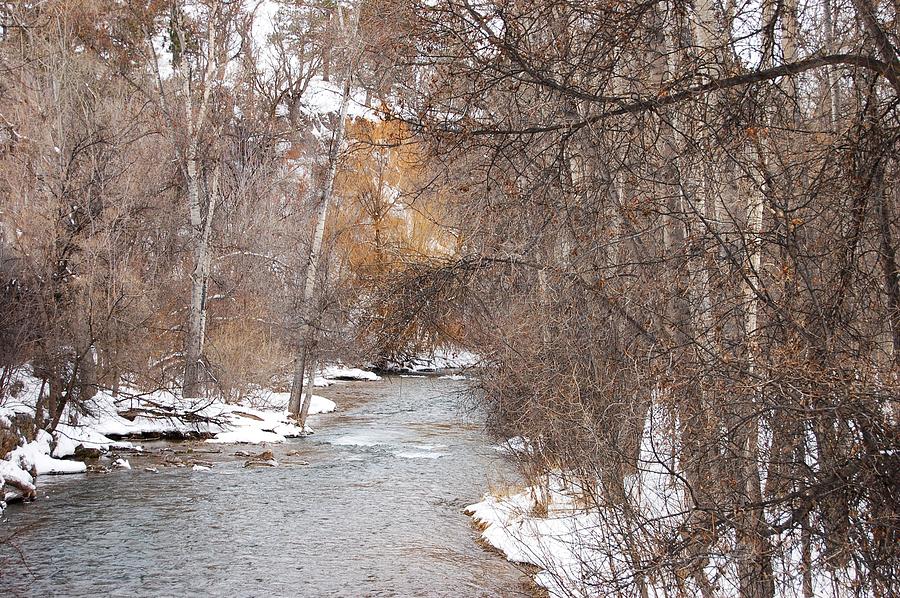 Spearfish Creek in Winter Photograph by Greni Graph