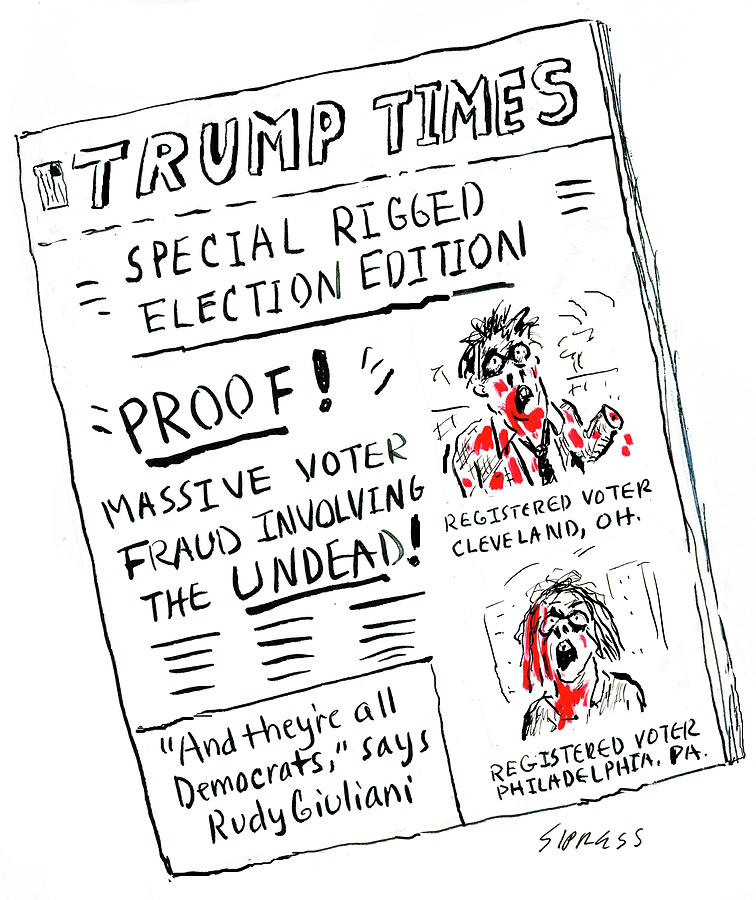Special Rigged Election Edition Drawing by David Sipress