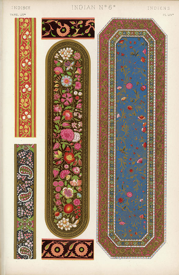 Specimens Of Painted Lacquer Work Drawing by Mary Evans Picture Library