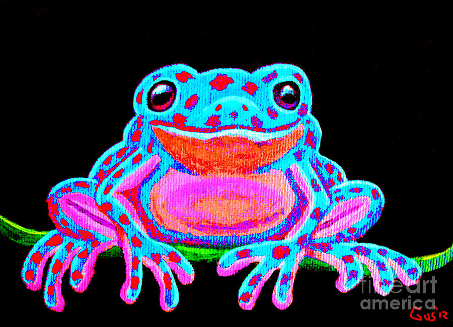 3 Little Frogs Painting by Nick Gustafson - Fine Art America