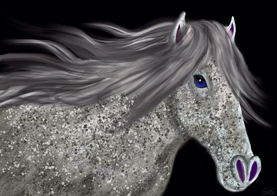 Speckled Stallion Painting by Nick Gustafson