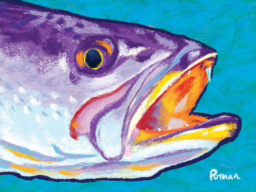 Speckled Trout Colors Digital Art by Kevin Putman