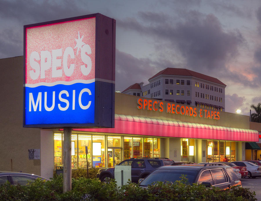 Specs Music Coral Gables Photograph by Chuck Bryant Fine Art America