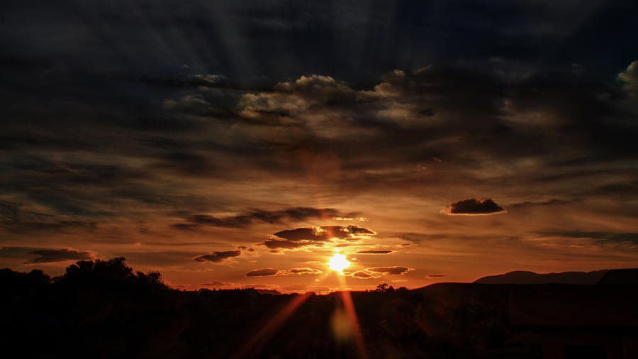 Sunset Photograph - Spectacle in the Sky by Pedro Fernandez