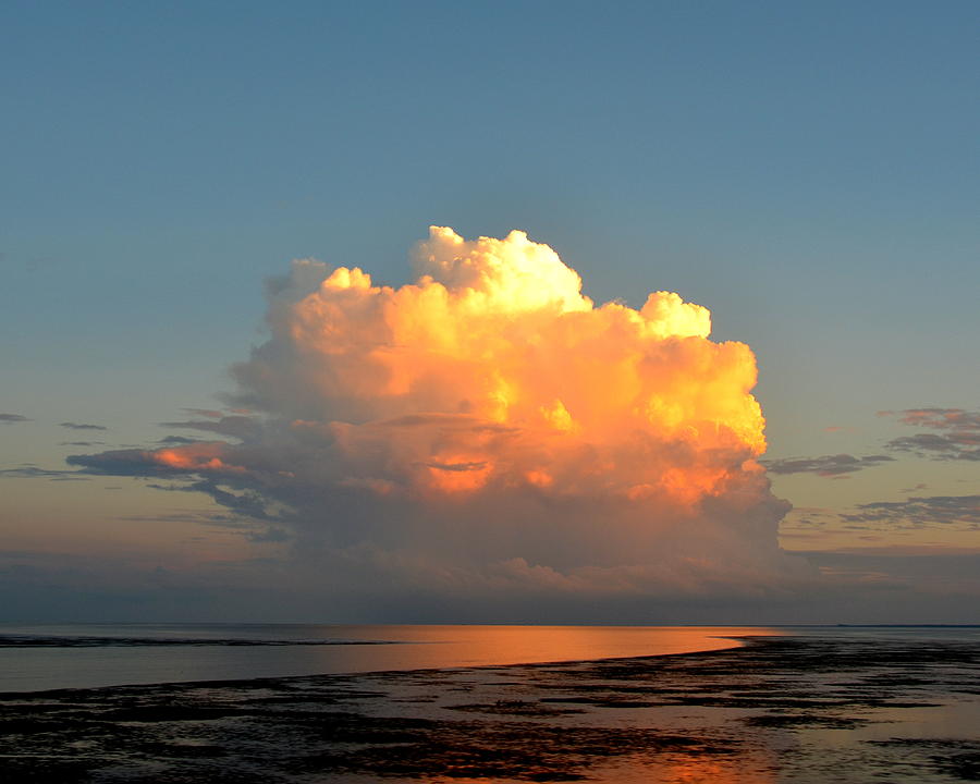 Spectacular Cloud in Sunset Sky Photograph by Carla Parris
