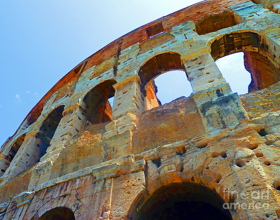 Roman Colosseum II Photograph by Cheryl Del Toro