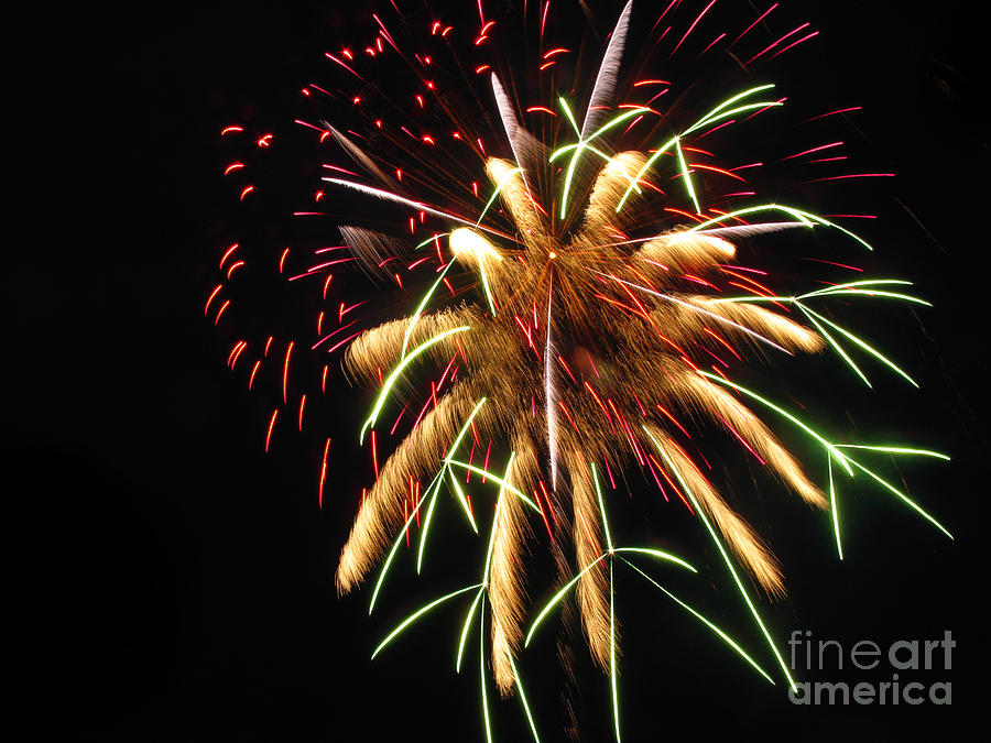 Magic Photograph - Spectacular Fireworks #01 by Ausra Huntington nee Paulauskaite