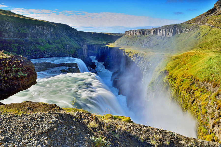 Spectacular Gullfoss waterfall in southwest Iceland. Photograph by Sizun Eye