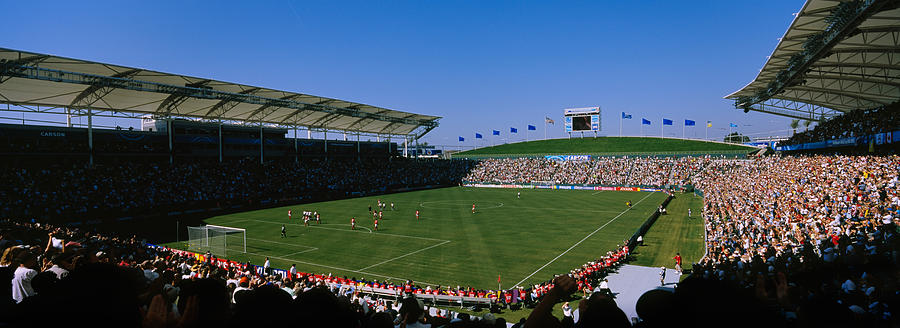 Soccer Photograph - Spectators Watching A Soccer Match, Usa by Panoramic Images